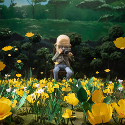 A Man Who Takes Pictures of Flowers