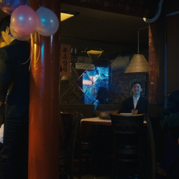 I'd like that corner seat over there